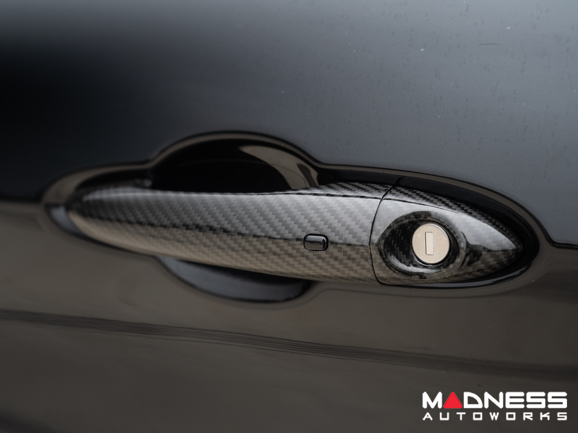 Alfa Romeo Stelvio Exterior Door Handle Set - Carbon Fiber